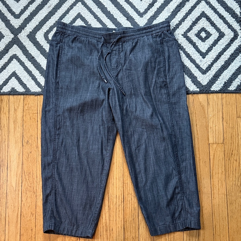 Eileen Fisher cropped cozy, easy pants